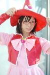 cosplay detached_sleeves dress glasses sakuma_rinko so_(mod) vest witch_hat yondemasuyo_azazel-san rating:Safe score:1 user:nil!