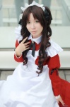 apron cosplay dress fate/series fate/stay_night hairband maid maid_uniform maropapi tohsaka_rin twintails rating:Safe score:0 user:nil!