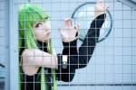 cc code_geass cosplay detached_sleeves green_hair houtou_singi uniform rating:Safe score:0 user:nil!