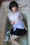 bathroom bathtub blouse cosplay luchiino nazo_no_kanojo_x pleated_skirt school_uniform skirt urabe_mikoto wet rating:Safe score:4 user:nil!