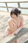 bikini cleavage cosplay enako enaplus hairbow love_plus side-tie_bikini swimsuit takane_manaka rating:Safe score:1 user:nil!
