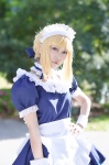 apron blonde_hair cosplay dress fate/series fate/stay_night hairband keito_(ii) maid maid_uniform saber rating:Safe score:0 user:nil!