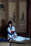 cosplay ibara katana kimono rurouni_kenshin sword yukishiro_tomoe rating:Safe score:1 user:pixymisa