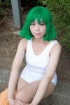 cosplay green_hair kazami_yuuka kouwaaiki pantyhose swimsuit touhou umbrella rating:Safe score:0 user:pixymisa