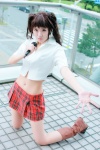 cosplay kujikawa_rise megami_tensei microphone persona persona_4 reiki_shuri skirt rating:Safe score:1 user:Log