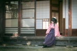 boots bunmei_kaika:_aoiza_ibunroku cosplay hair_tie haori ibara kimono mito_aoi ponytail rating:Safe score:1 user:nil!