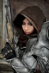 bracers cosplay crossbow demon_hunter diablo_3 gloves hood pauldrons tasha rating:Safe score:2 user:NomadSoul