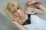 benio blonde_hair cosplay dress hitsu side_ponytail strap_slip teddy zone-00 rating:Safe score:0 user:nil!