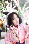 animal_ears cosplay kimono mochida_kinako otome_youkai_zakuro susukihotaru_(oyz) rating:Safe score:0 user:pixymisa
