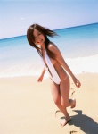 barefoot beach cleavage kiguchi_aya monokini ocean one-piece_swimsuit swimsuit ys_web_214 rating:Safe score:2 user:nil!