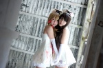 cosplay dress elbow_gloves gloves hisa maruko nurse nurse_cap nurse_ruriko nurse_sachiko nurse_uniform pure_trance torn_clothes rating:Safe score:0 user:nil!