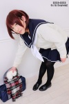 anegasaki_nene bookbag cardigan cosplay ear_muffs iroha_(ii) love_plus pantyhose pleated_skirt sailor_uniform scarf school_uniform skirt rating:Safe score:0 user:nil!