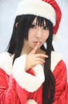 akiyama_mio cosplay dress k-on! rinami santa_costume stocking_cap rating:Safe score:2 user:nil!