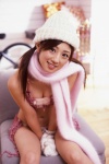 bikini cleavage feminine_02 mittens ogura_yuuko scarf swimsuit tuque twintails rating:Safe score:0 user:nil!