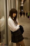 blouse bookbag costume girlz_high miyu_(ii) pleated_skirt school_uniform side-b_074 skirt rating:Safe score:1 user:nil!