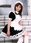 apron costume hairband kneehighs maid maid_uniform ogura_yuuko rating:Safe score:2 user:nil!