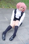 arinko blouse cosplay inu_boku_secret_service jumper kneesocks pantyhose pink_hair roromiya_karuta school_uniform twintails rating:Safe score:1 user:nil!