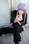 boots cosplay crossplay dress_shirt kamui_gakupo mana_bu purple_hair trousers vocaloid world_is_mine_(vocaloid) rating:Safe score:0 user:nil!