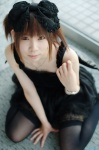 cosplay dress hairbow kuro_loli original ricchun thighhighs wings zettai_ryouiki rating:Safe score:0 user:nil!