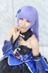 aikatsu! corset cosplay detached_sleeves hikami_sumire miniskirt purple_hair shizuuka skirt rating:Safe score:0 user:nil!