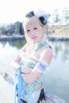 armband ayase_eri blonde_hair corset cosplay hello!_aki_love_live_vol_2_~bibi~ itsuki_akira love_live!_school_idol_project ponytail shorts rating:Safe score:0 user:nil!