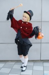 blazer blonde_hair cosplay crossplay furukawa_hinata kagamine_len kneesocks pumpkin shawl shorts top_hat trick_and_treat_(vocaloid) vocaloid wand rating:Safe score:0 user:nil!