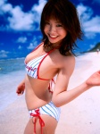 aizawa_hitomi beach bikini cleavage deep_impact ocean side-tie_bikini swimsuit rating:Safe score:1 user:nil!