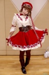 aizawa_tomomi beret blouse boots cosplay miniskirt pantyhose pia_carrot pia_carrot_3 ribbons ruffles school_uniform skirt slip tsukimiya_usagi rating:Safe score:1 user:nil!
