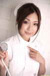 apron bathroom costume dgc_0834 dress nurse nurse_cap stethoscope tatsumi_natsuko waitress waitress_uniform rating:Safe score:1 user:nil!