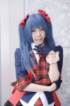 akb48 blazer blouse blue_hair cosplay gloves hairbows mashiro_ayaki miniskirt skirt tie twintails vest watanabe_mayu rating:Safe score:1 user:nil!