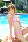 bikini cleavage dgc_1037 kishi_aino ponytail pool side-tie_bikini swimsuit wet rating:Safe score:1 user:nil!