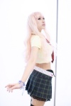 ayashiro_ema blonde_hair cosplay macross macross_frontier sheryl_nome skirt thighhighs rating:Safe score:1 user:Log