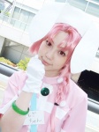 animal_ears braid bunny_ears cosplay gloves hirano_kurita nakahara_komugi nurse nurse_cap nurse_uniform nurse_witch_komugi-chan pink_hair rating:Safe score:0 user:nil!