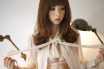 bikini_top blouse cleavage hoshino_aki open_clothes swimsuit wanibooks_69 rating:Safe score:1 user:nil!