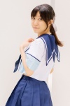 cosplay love_plus pleated_skirt sailor_uniform scarf school_uniform shino_kei skirt takane_manaka rating:Safe score:0 user:pixymisa