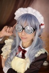 apron cosplay glasses kim_tai_sik maid maid_uniform makishima_saori ore_no_imouto_ga_konna_ni_kawaii_wake_ga_nai silver_hair tasha rating:Safe score:3 user:DarkSSA