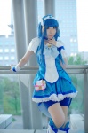 aoki_reika blouse blue_hair boots cosplay cure_beauty hairband head_wings pleated_skirt pretty_cure shorts skirt smile_precure! tsuzuki_rui rating:Safe score:2 user:nil!