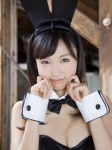 animal_ears bunny_ears cleavage leotard offense_&_defense yoshiki_risa rating:Safe score:2 user:nil!