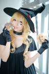 blonde_hair choker cosplay dress gloves original shinoyama_syatyou witch_hat rating:Safe score:0 user:nil!