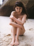 barefoot beach bikini_bottom nude sugihara_anri swimsuit vanilla rating:Questionable score:1 user:nil!