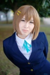 akitsuki_shigure blazer blouse cosplay hair_clips hirasawa_yui k-on! school_uniform rating:Safe score:0 user:nil!