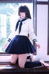 kneesocks kuchikaseya_moira pleated_skirt sailor_uniform school_uniform skirt rating:Safe score:2 user:nil!