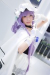 camisole cape choker cosplay gloves hat konoha patchouli_knowledge purple_hair skirt touhou rating:Safe score:1 user:nil!