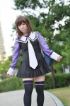 black_legwear cosplay i"s sailor_dress school_uniform thighhighs tie yomomi yoshizuki_iori zettai_ryouiki rating:Safe score:1 user:nil!