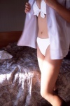 bed bikini blouse cleavage kasai_nana kneesocks open_clothes school_uniform swimsuit rating:Safe score:0 user:nil!