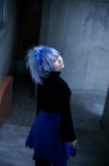 cosplay darker_than_black dress jacket nakura pantyhose ponytail silver_hair yin rating:Safe score:0 user:nil!