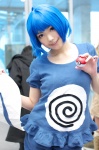 ahoge blue_hair cosplay jumper kaieda_kae pokemon poliwag tail rating:Safe score:0 user:nil!