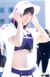 bra cosplay croptop hat koris merry_nightmare miniskirt purple_hair skirt tailcoat yumekui_merry rating:Safe score:1 user:pixymisa