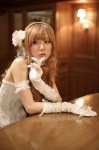 arm_garter choker cosplay flower gloves hairband original rika strapless_dress rating:Safe score:0 user:pixymisa
