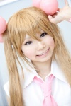 blonde_hair cosplay hair_ties himemiya_mahore kodomo_no_jikan kokonoe_rin school_uniform tie twintails rating:Safe score:0 user:pixymisa